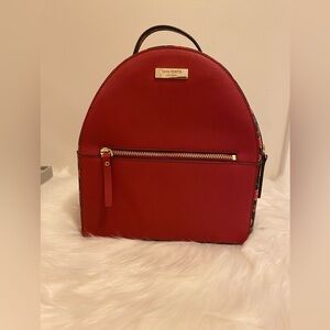 PRACTICALLY NEW: AUTHENTIC KATE SPADE LAUREL HAZY SAMMY ROSE FLORAL BACKPACK